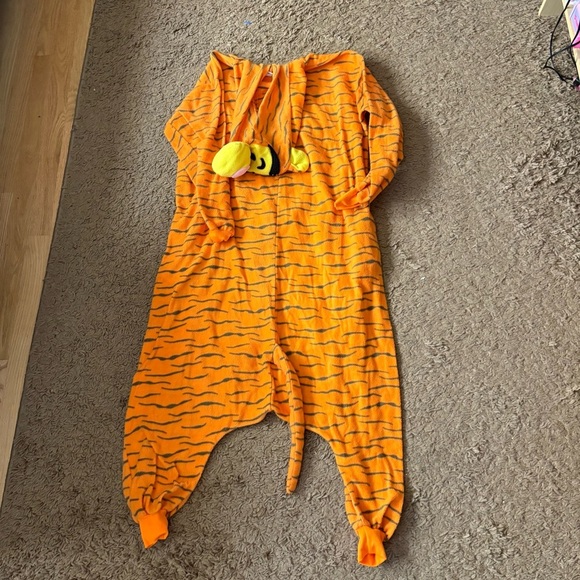 Disney Tigger Union Suit Costume Jumpsuit Medium Tiger Winnie the Pooh Halloween - Picture 7 of 7